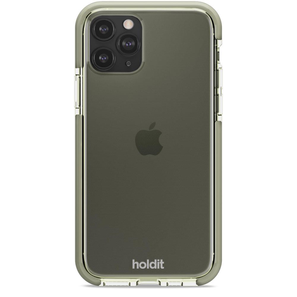 holdit holdit iPhone 11 Pro/X/Xs Skal Seethru Khaki Green - Teknikhallen.se