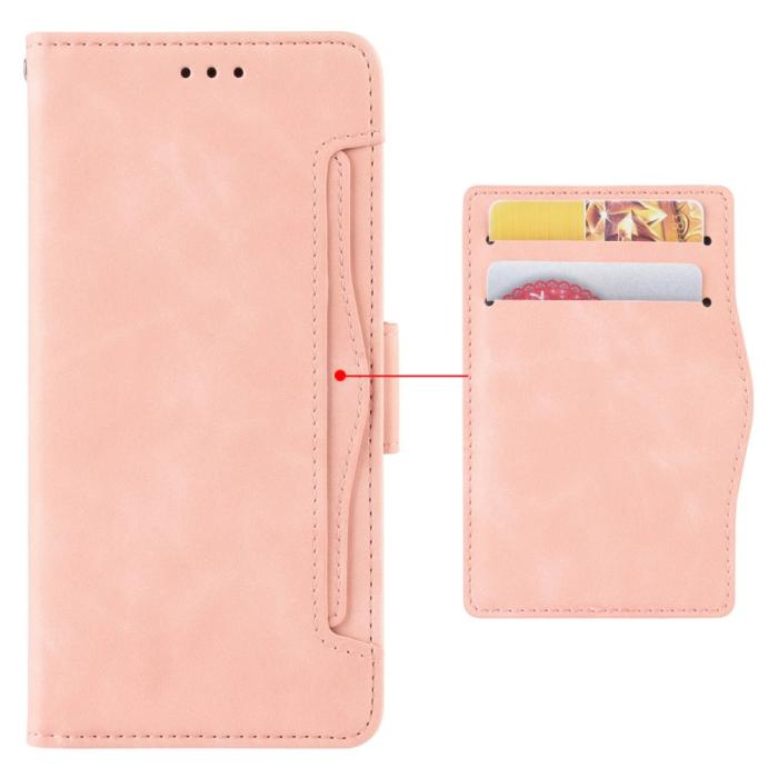 Bild 4,  Motorola Moto G84 5G Fodral Med Avtagbart Kortfodral Rosa - Teknikhallen.se