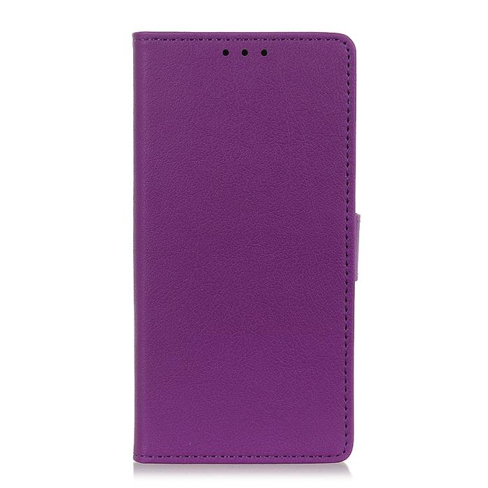 Bild 2,  Samsung Galaxy S22 Ultra Fodral PU Läder Lila - Teknikhallen.se