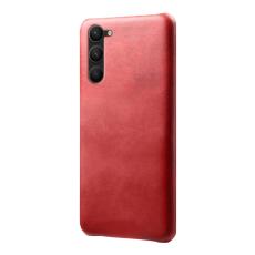 KSQ KSQ Samsung Galaxy S23 Skal L&auml;derbelagt R&ouml;d - Teknikhallen.se