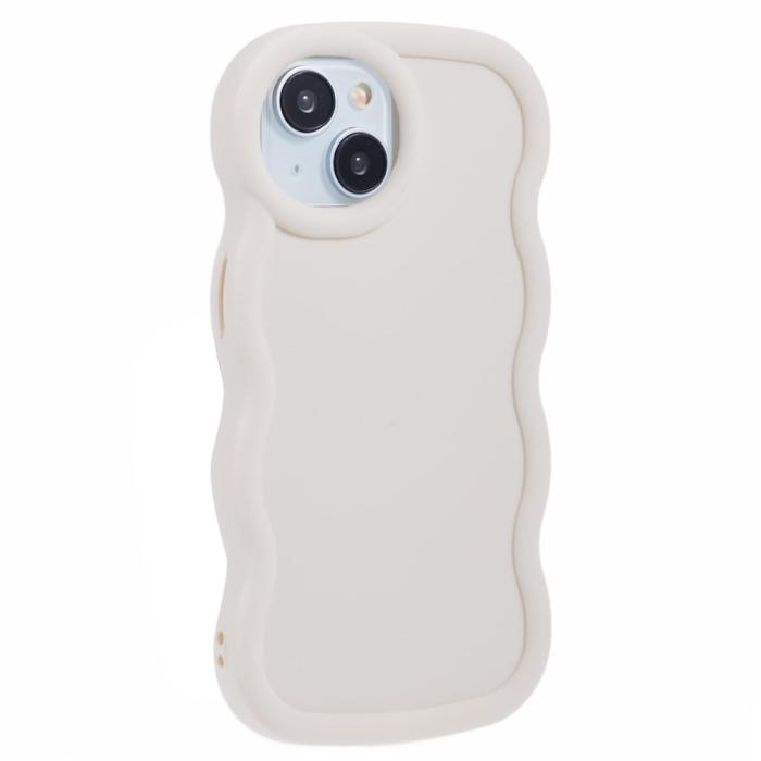 Bild 3,  iPhone 14 Mobilskal Wavy Off White - Teknikhallen.se