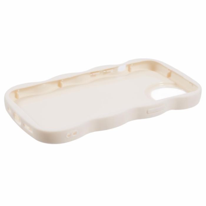 Bild 4,  iPhone 14 Mobilskal Wavy Off White - Teknikhallen.se