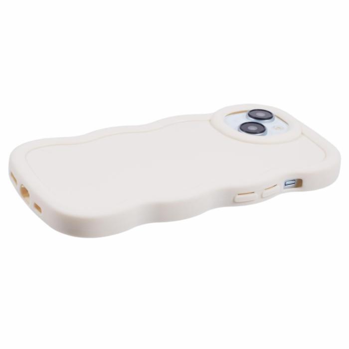 Bild 5,  iPhone 14 Mobilskal Wavy Off White - Teknikhallen.se