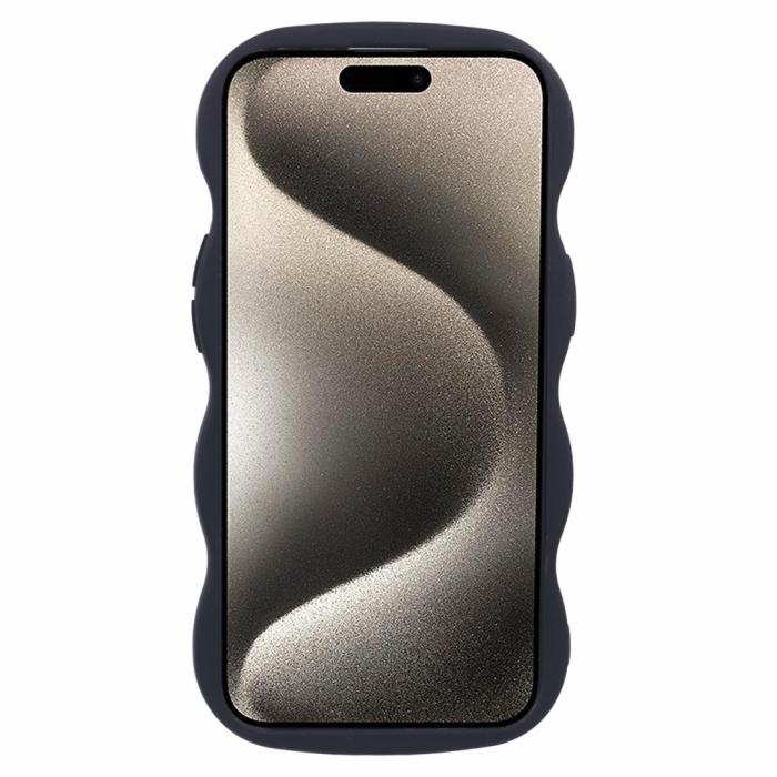Bild 2,  iPhone 14 Mobilskal Wavy Svart - Teknikhallen.se