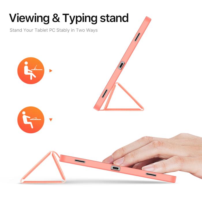 Bild 2, DUX DUCIS DUX DUCIS Galaxy Tab S11 Fodral DOMO Tri-Fold Rosa - Teknikhallen.se
