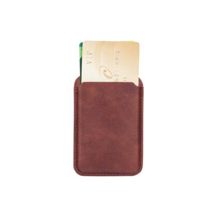 Bild 2, Onsala ONSALA MagSafe Magnetisk Korthållare Brun - Teknikhallen.se