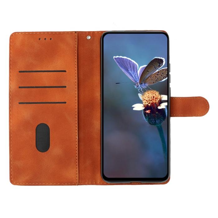 Bild 2,  Samsung Galaxy S26 Ultra Fodral Med Blommigt Tryck Läder Brun - Teknikhallen.se