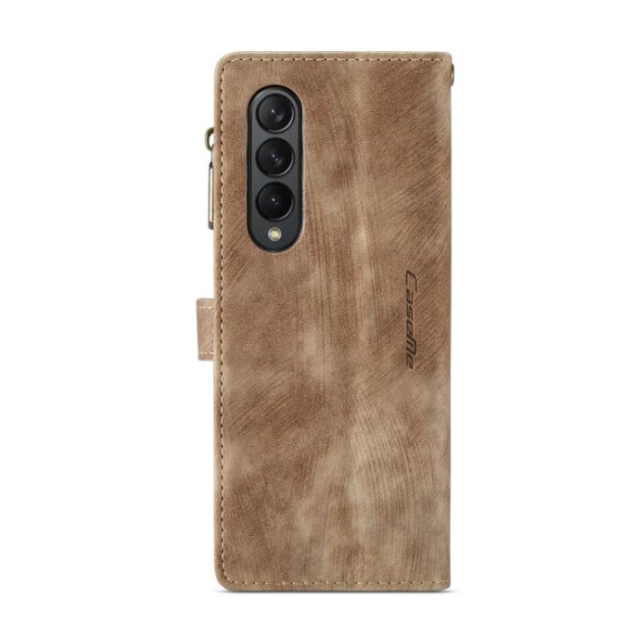 Bild 3, CASEME CASEME Galaxy Z Fold 3 Fodral Multifunktionell Brun - Teknikhallen.se