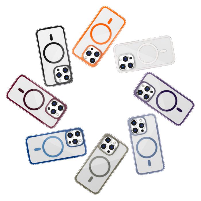 Bild 4, ColorPop ColorPop iPhone 14 Pro Skal CH MagSafe Transparent/Ljus Blå - Teknikhallen.se