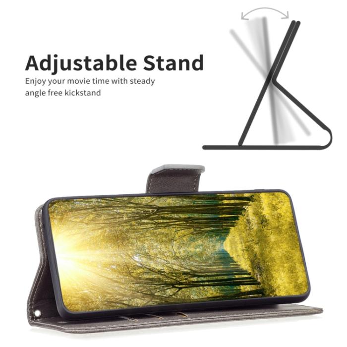 Bild 4,  iPhone 15 Pro Fodral Shark Solid Läder Grå - Teknikhallen.se