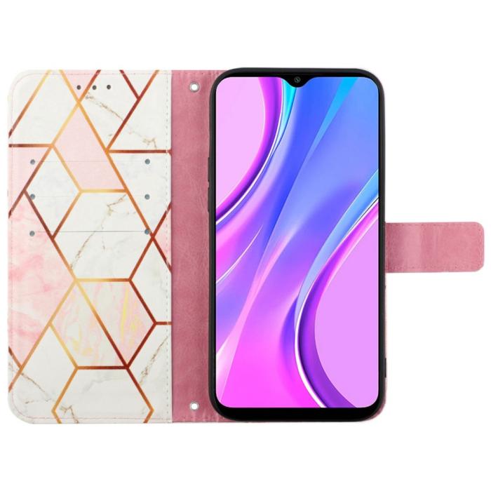 Bild 3,  Xiaomi 12T / 12T Pro Fodral Marmor Ljus Rosa/Vit - Teknikhallen.se