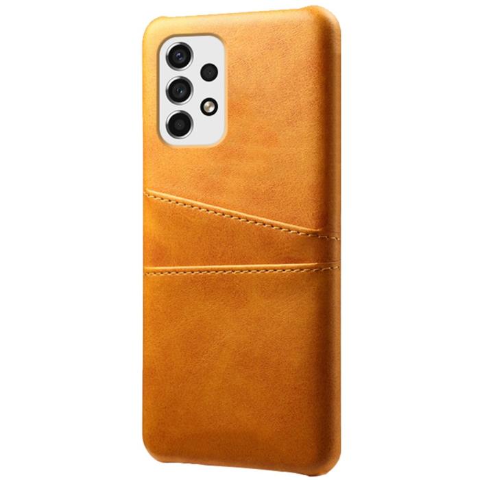 Bild 2,  Samsung Galaxy A53 5G Skal Med Kortfack Brun - Teknikhallen.se