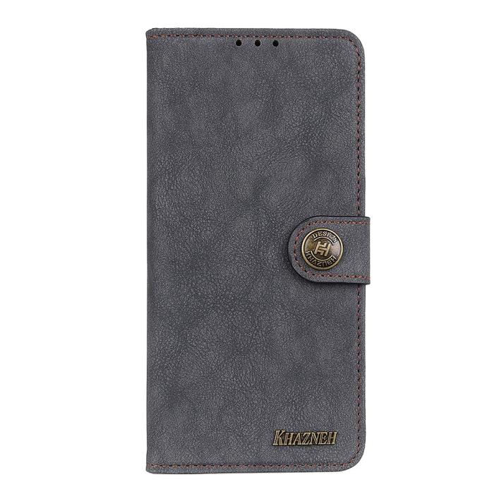 Bild 2, KHAZNEH KHAZNEH Xiaomi Redmi Note 11 4G Fodral Split Läder Svart - Teknikhallen.se