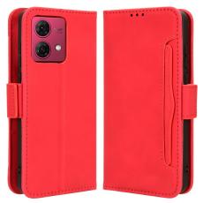  Motorola Moto G84 5G Fodral Med Avtagbart Kortfodral R&ouml;d - Teknikhallen.se