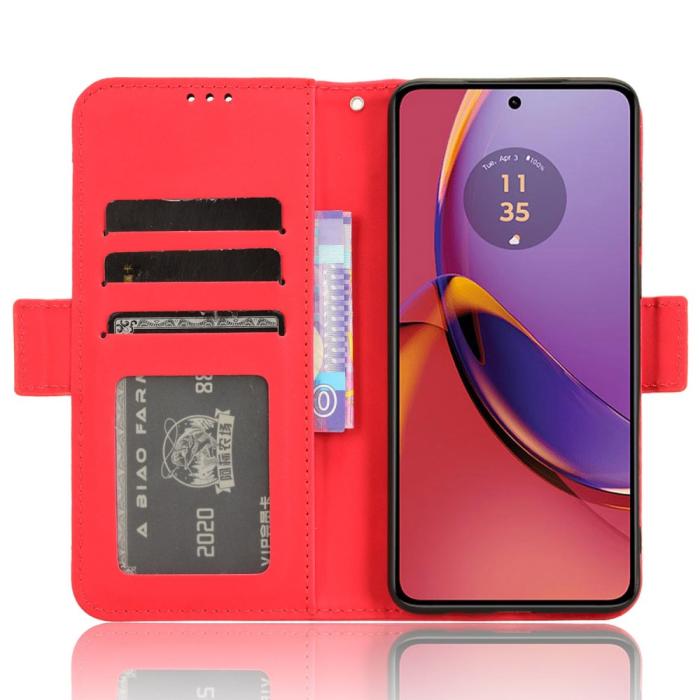 Bild 2,  Motorola Moto G84 5G Fodral Med Avtagbart Kortfodral Röd - Teknikhallen.se