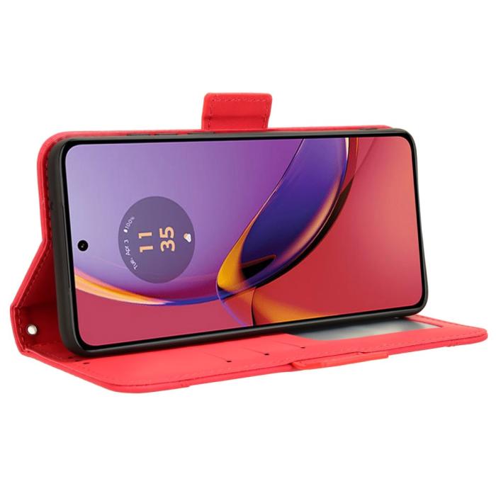 Bild 3,  Motorola Moto G84 5G Fodral Med Avtagbart Kortfodral Röd - Teknikhallen.se