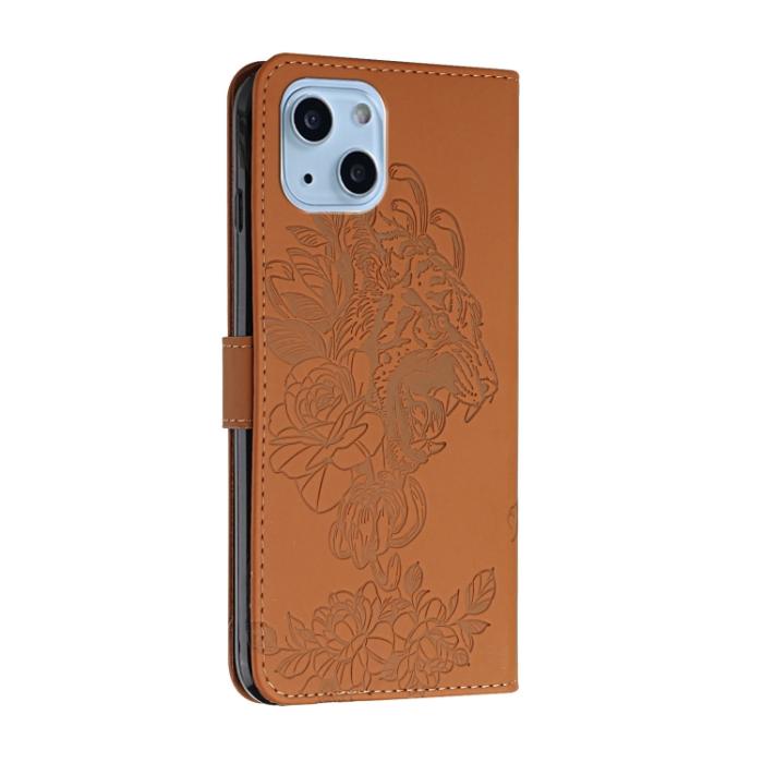 Bild 3,  iPhone 14 Plus Fodral Med Tryck Tiger Brun - Teknikhallen.se