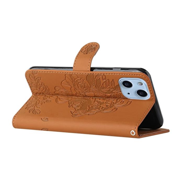 Bild 5,  iPhone 14 Plus Fodral Med Tryck Tiger Brun - Teknikhallen.se