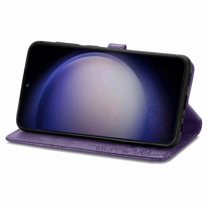 Bild 3,  Samsung Galaxy S23 FE Fodral Mandala Blossom Lila - Teknikhallen.se
