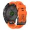 Tech-Protect Tech-Protect Garmin Fenix 5/6/6 Pro/7/8/E 47 mm Armband Silicone Orange - Teknikhallen.se