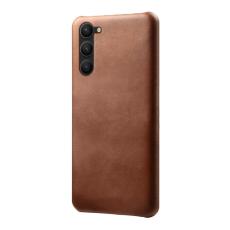 KSQ KSQ Samsung Galaxy S23 Skal L&auml;derbelagt Brun - Teknikhallen.se