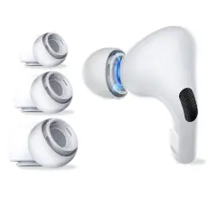 Tech-Protect Tech-Protect 3-PACK &Ouml;ronpluggar / Earbuds AirPods Pro 1/2 Vit - Teknikhallen.se