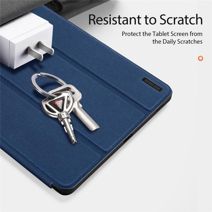 Bild 4, DUX DUCIS DUX DUCIS Galaxy Tab S10 FE Plus Fodral DOMO Tri-Fold Blå - Teknikhallen.se