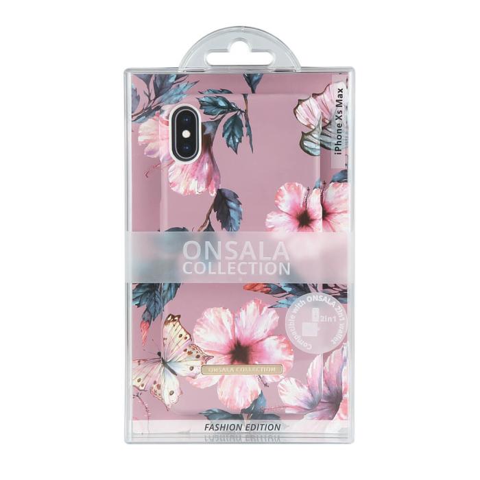 Bild 2, Onsala ONSALA iPhone XS Max Mobilskal Shine Dusty Pink viol - Teknikhallen.se