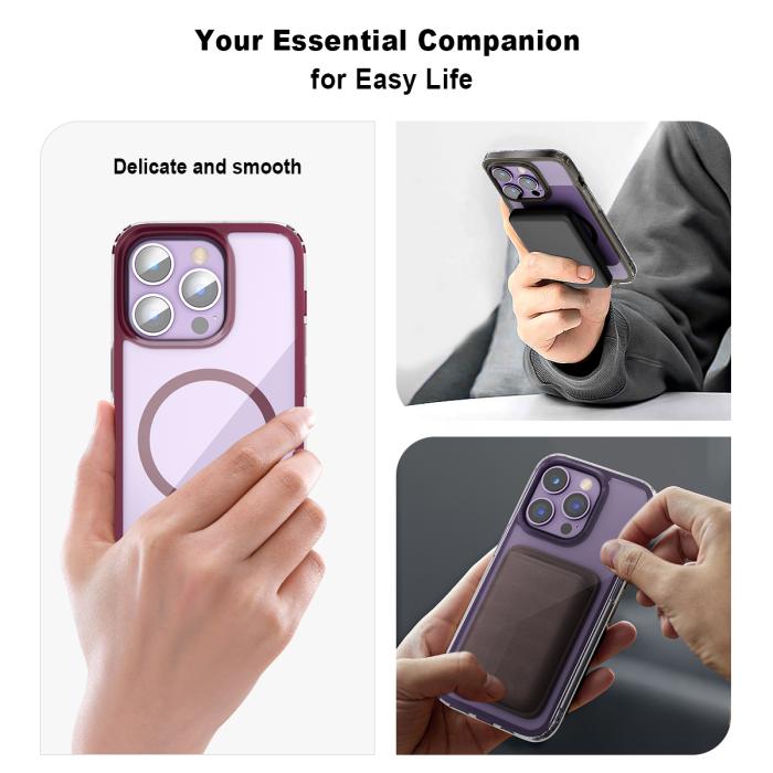 Bild 6, ColorPop ColorPop iPhone 14 Pro Skal CH MagSafe Transparent/Ljus Blå - Teknikhallen.se