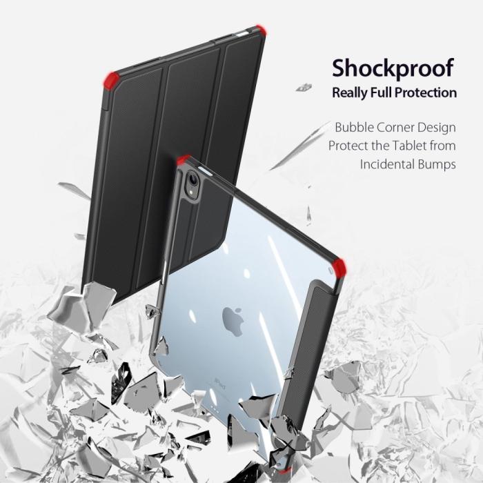 Bild 5, DUX DUCIS DUX DUCIS iPad 11 2025 / 10.9 2022 Fodral TOBY Tri-Fold Svart - Teknikhallen.se