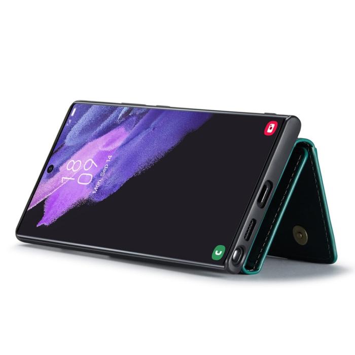 Bild 2, DG.MING DG.MING Galaxy S23 Ultra Skal Med Magnetisk Plånbok Grön - Teknikhallen.se