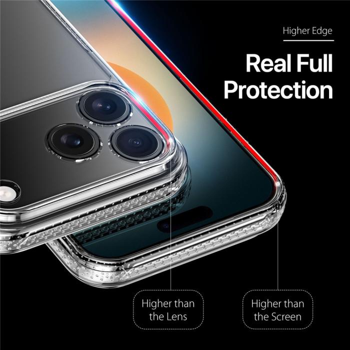 Bild 4, DUX DUCIS DUX DUCIS iPhone 17 Pro Skal Hybrid Clin Series Transparent - Teknikhallen.se