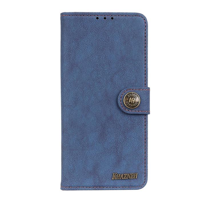 Bild 2, KHAZNEH KHAZNEH Xiaomi Redmi Note 11 4G Fodral Split Läder Blå - Teknikhallen.se