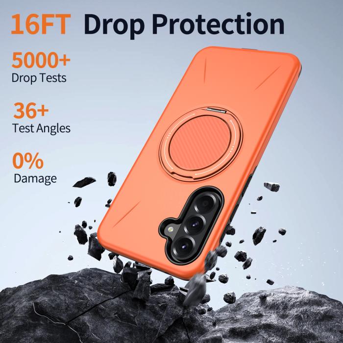 Bild 3,  Samsung Galaxy A27 5G Skal Magsafe Kickstand Orange - Teknikhallen.se