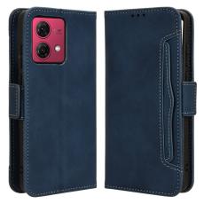  Motorola Moto G84 5G Fodral Med Avtagbart Kortfodral Bl&aring; - Teknikhallen.se
