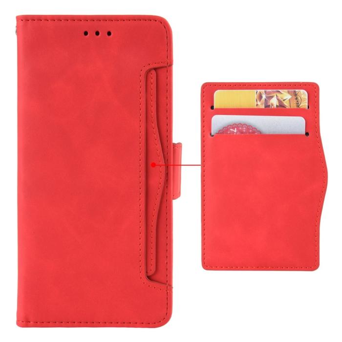 Bild 4,  Motorola Moto G84 5G Fodral Med Avtagbart Kortfodral Röd - Teknikhallen.se