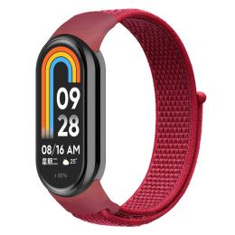  Nylon Sportarmband Xiaomi Smart Band 8 Röd - Teknikhallen.se