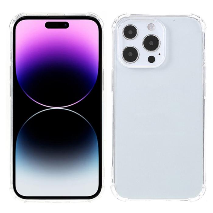 Bild 2,  iPhone 16 Pro Skal Shockproof TPU Transparent - Teknikhallen.se