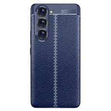  Samsung Galaxy S23 Skal Litchi Textur Bl&aring; - Teknikhallen.se