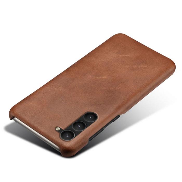Bild 3, KSQ KSQ Samsung Galaxy S23 Skal Läderbelagt Brun - Teknikhallen.se