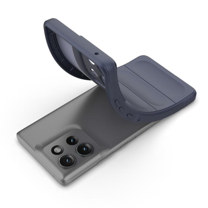 Bild 2,  Motorola Edge 50 Skal Magic Shield Mörk Blå - Teknikhallen.se