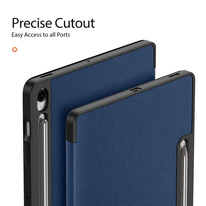 Bild 5, DUX DUCIS DUX DUCIS Galaxy Tab S10 FE Plus Fodral DOMO Tri-Fold Blå - Teknikhallen.se