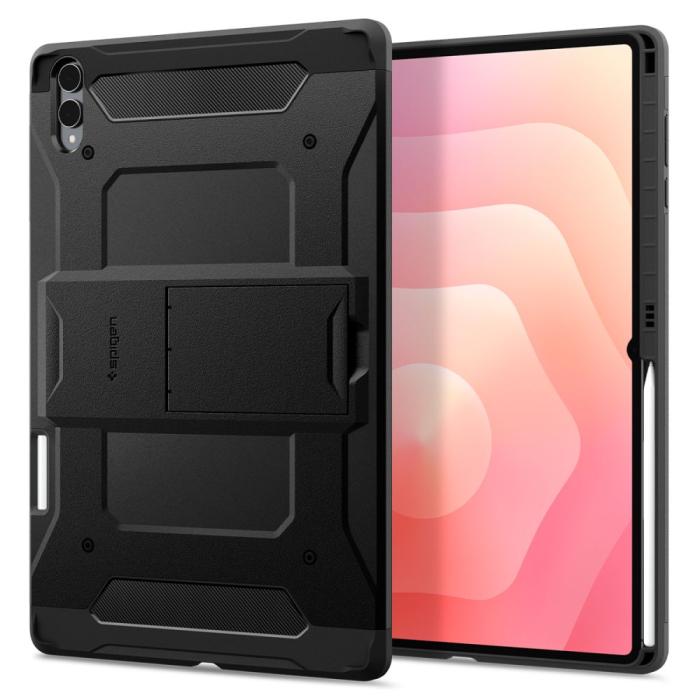 Bild 2, Spigen Spigen Samsung Galaxy Tab S11 Ultra Skal Touch Armor Pro Svart - Teknikhallen.se