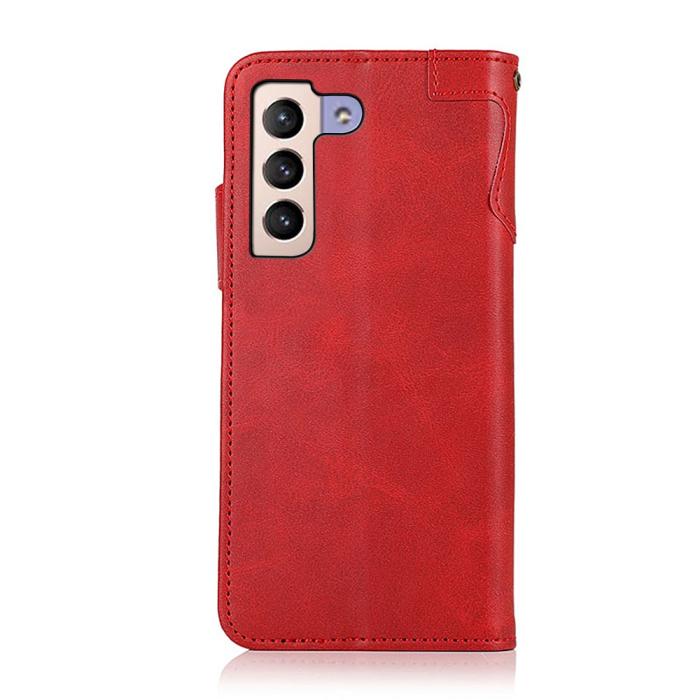Bild 3, KHAZNEH KHAZNEH Samsung Galaxy S22 Plus Fodral Magnetisk Mässing Röd - Teknikhallen.se