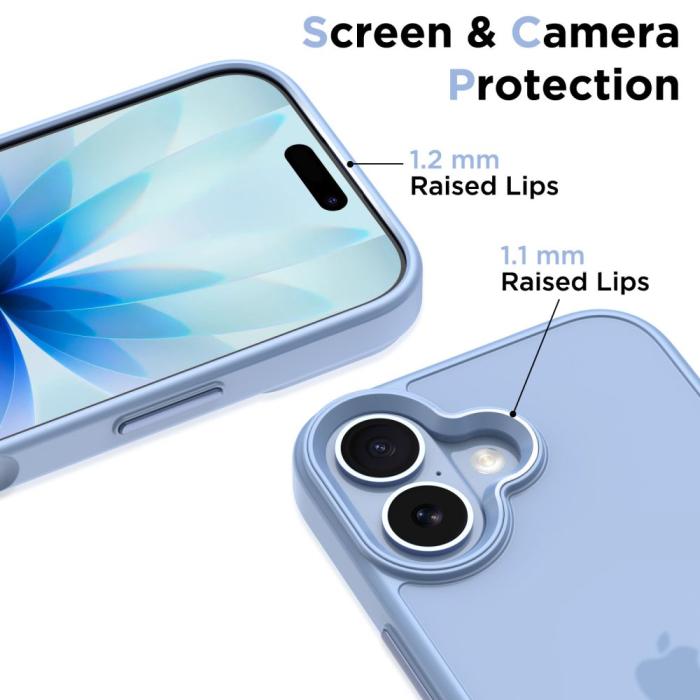Bild 4, Tech-Protect Tech-Protect iPhone 17 Skal MagMat Mist Blue - Teknikhallen.se