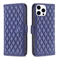  iPhone 15 Pro Fodral Diamond L&auml;der Bl&aring; - Teknikhallen.se