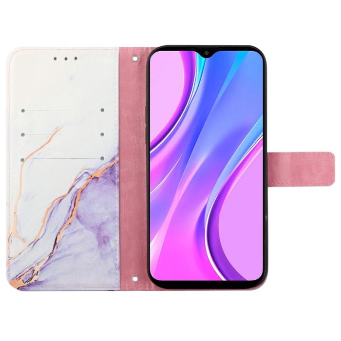 Bild 3,  Xiaomi 12T / 12T Pro Fodral Marmor Vit/Lila - Teknikhallen.se