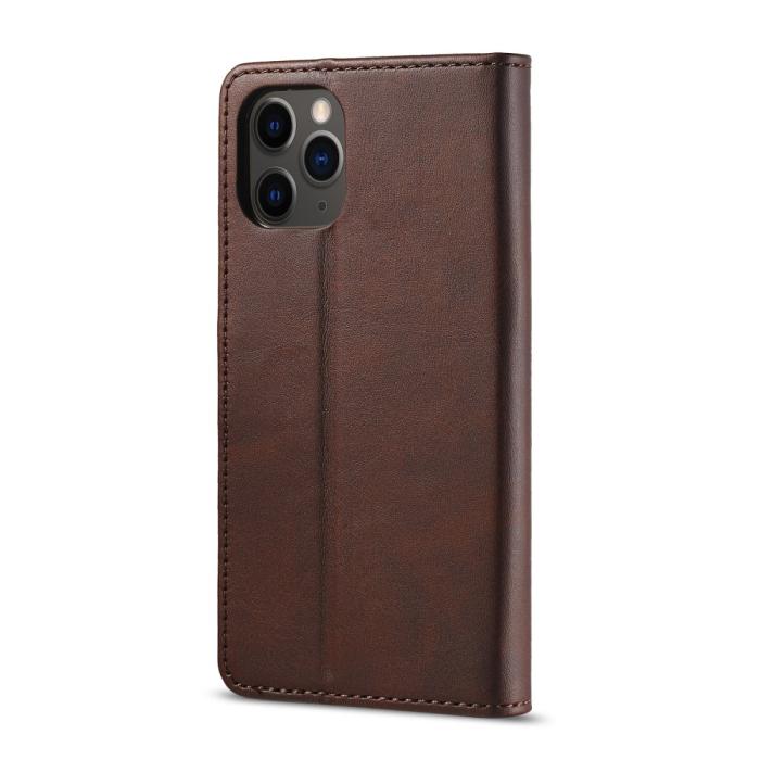 Bild 3, LC.IMEEKE iPhone 12 / 12 Pro - LC.IMEEKE Fodral - Brun - Teknikhallen.se