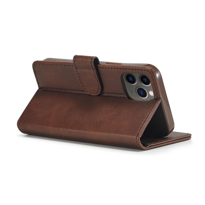 Bild 4, LC.IMEEKE iPhone 12 / 12 Pro - LC.IMEEKE Fodral - Brun - Teknikhallen.se