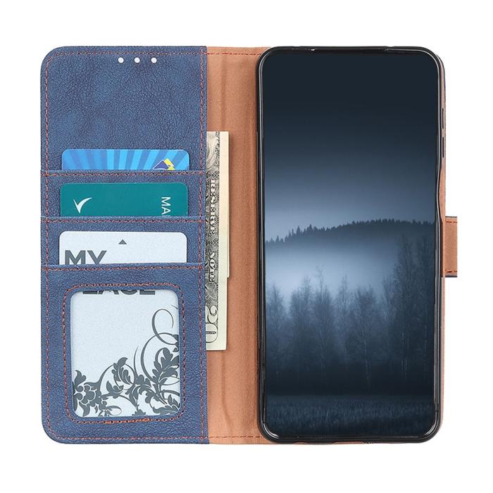 Bild 4, KHAZNEH KHAZNEH Xiaomi Redmi Note 11 4G Fodral Split Läder Blå - Teknikhallen.se
